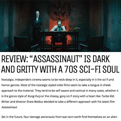 REVIEW: “ASSASSINAUT” IS DARK AND GRITTY WITH A 70S SCI-FI SOUL